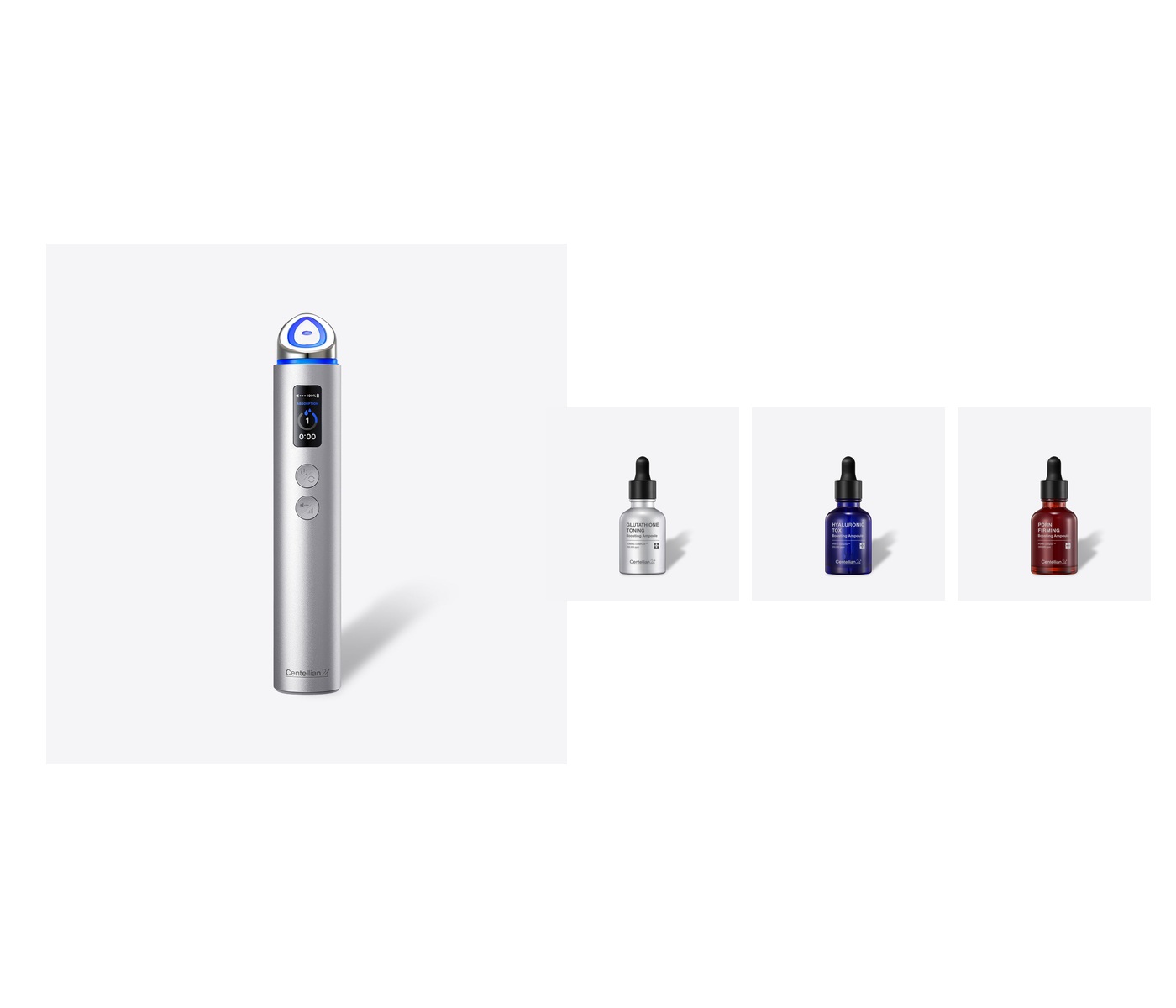 Centellian24 Madeca Prime Max + Gutathione Toning + Hyaluronic Tox + PDRN Firming Boosting Ampoule