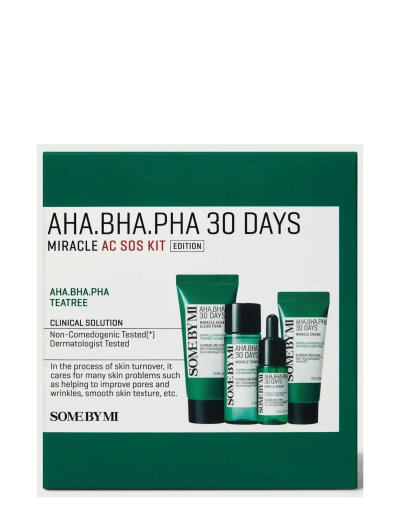SOME BY MI AHA-BHA-PHA 30 DAYS MIRACLE AC S.O.S KIT [4Skus]