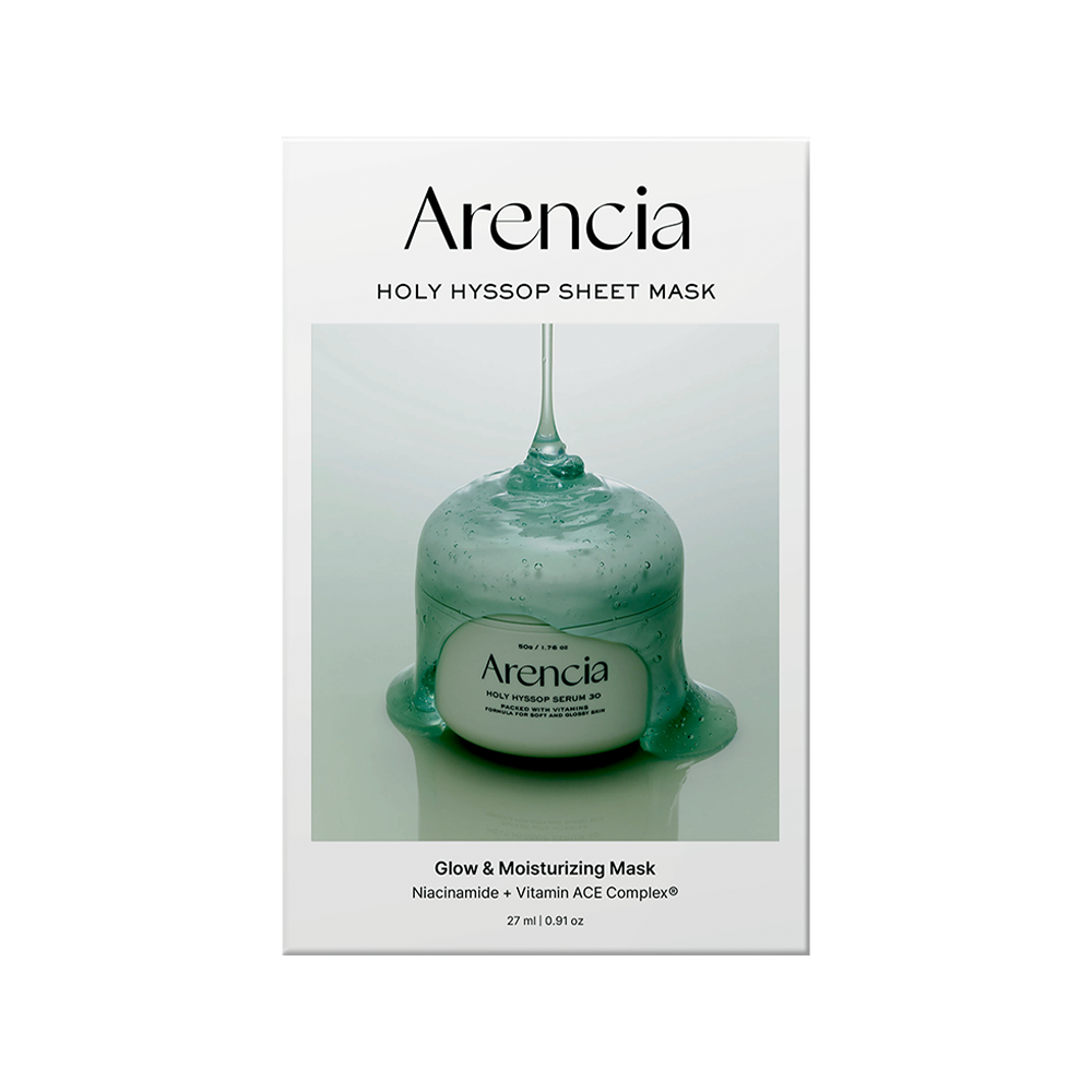 Arencia Holy Hyssop Sheet Mask (5ea)