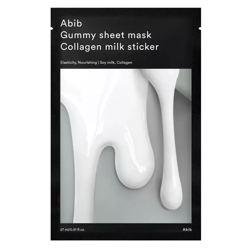 Abib Gummy sheet mask Collagen milk sticker (23)