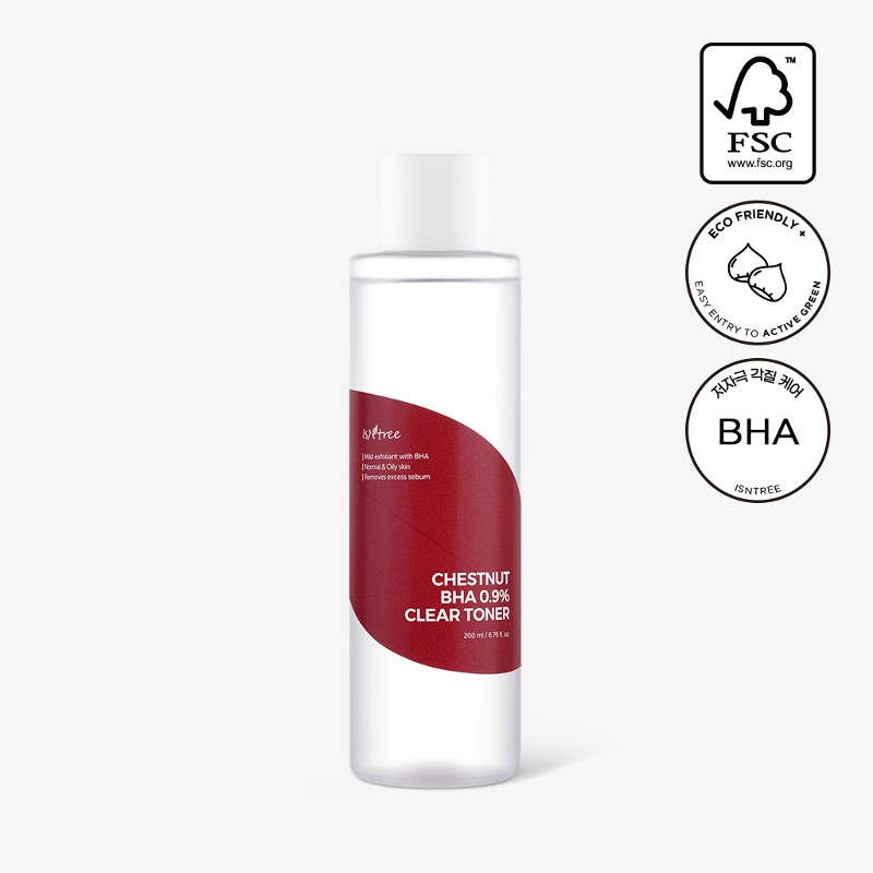 CHESTNUT BHA0.9% CLEAR TONER 200ml
