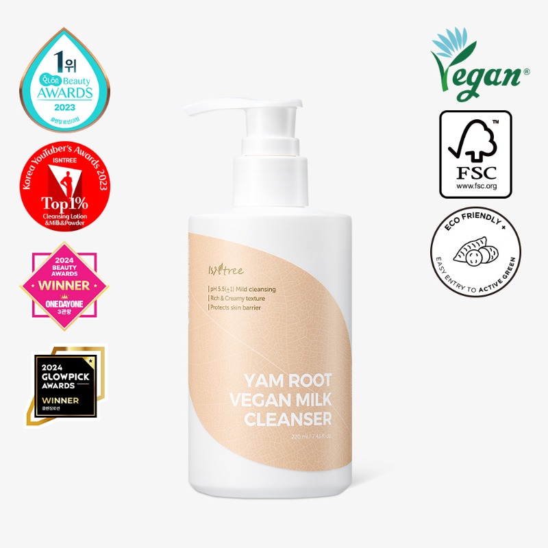 YAM ROOT VEGAN MILK CLEANSER 220ml