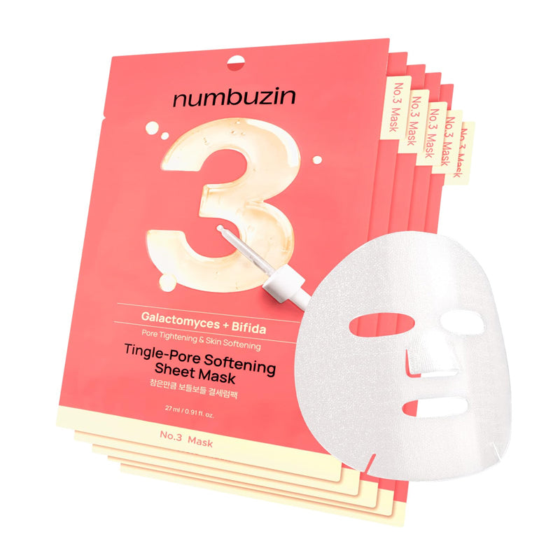 No.3 Tingle-Pore Softening Sheet Mask (10ea)