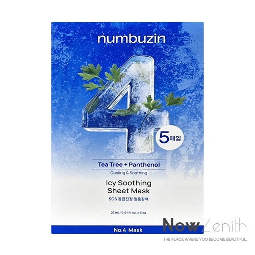 No.4 Icy Soothing Sheet Mask (5ea)
