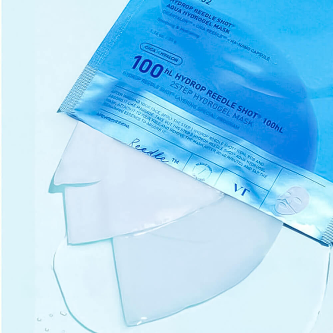 VT HYDROP REEDLE SHOT® 100hL 2STEP HYDROGEL MASK