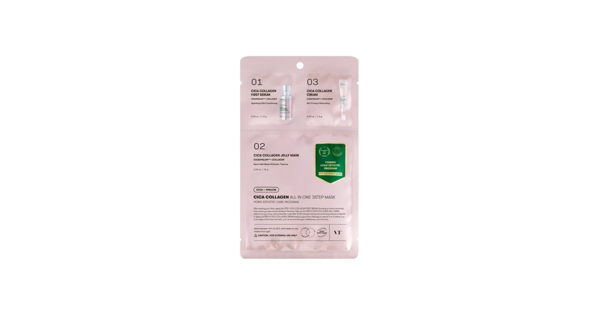 VT CICA COLLAGEN ALL IN ONE 3STEP MASK
