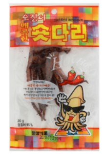 KCN SQUID SPICY SHORT LEG GRILLED OCTOPUS 20g