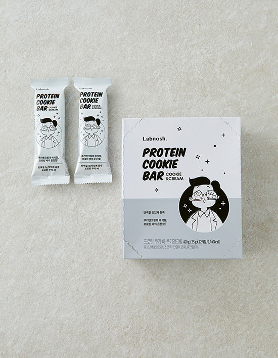 LABNOSH PROTEIN COOKIE BAR 단백쿠키바 Cookie and Cream 쿠키앤크림