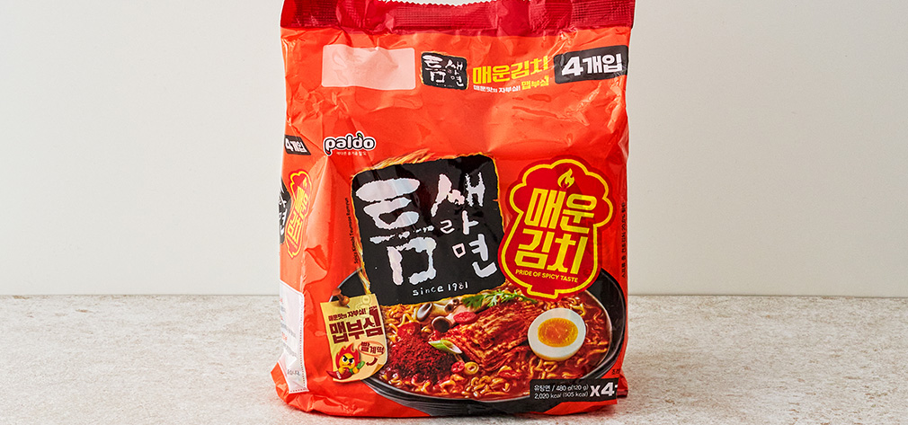 PALDO TEUMSAE RAMEN SPICY KIMCHI 120g*4