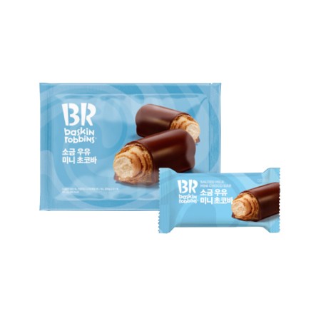BR SALTED MILK MINI CHOCO BAR 405g
