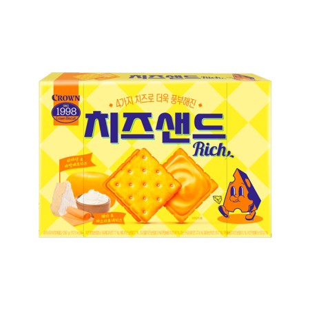 CROWN CHEESE SAND RICH 180g