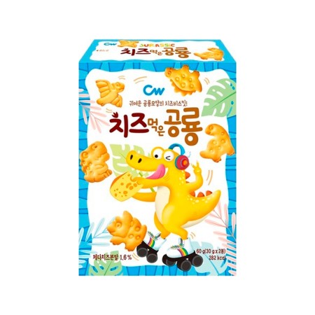 CW DINOSAUR SHAPED CHEESE COOKIE 60g