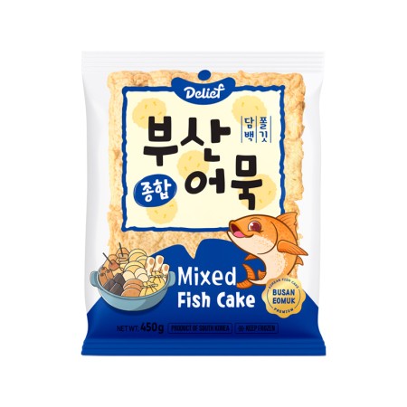 DELIEF Busan Fish Cake Assorted (F) 450g x 20 EU certified