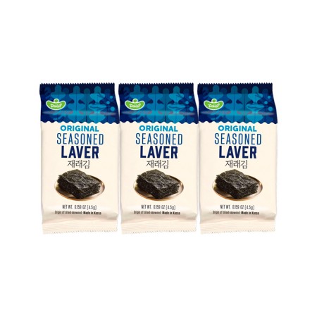 DELIEF Original Seasoned Laver HALAL 4.5g x 3p x 12