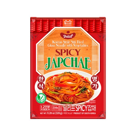 DELIEF Spicy Japchae 320g x 12 Ready To Eat