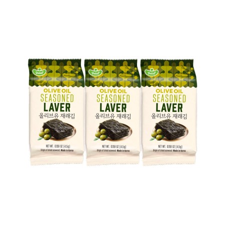 DELIEF Wasabi Seasoned Laver 4.5g x 3p x 24