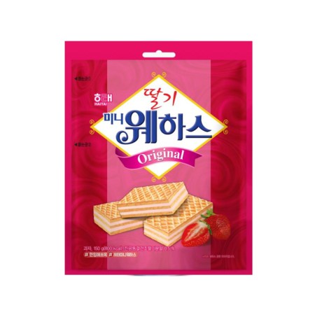 HAITAI MINI WAFER STRAWBERRY 150g