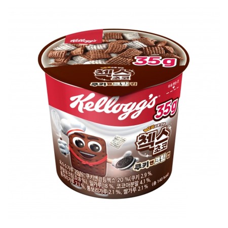 KELLOGG'S CHEX CHOCO COOKIES & CREAM CUP CEREAL 35g
