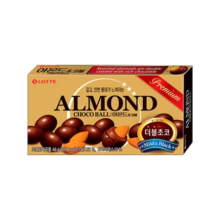 LOTTE ALMOND CHOCO BALL 46g