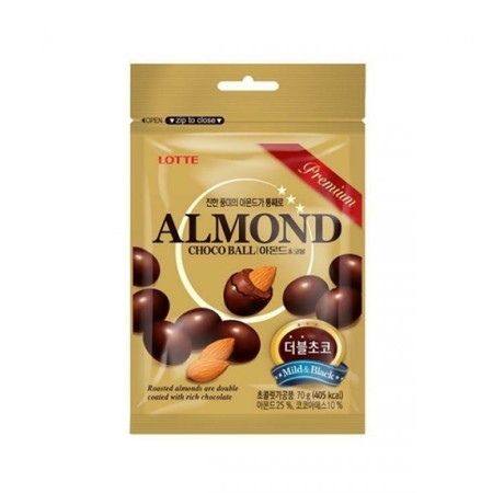 LOTTE ALMOND CHOCO BALL 70g