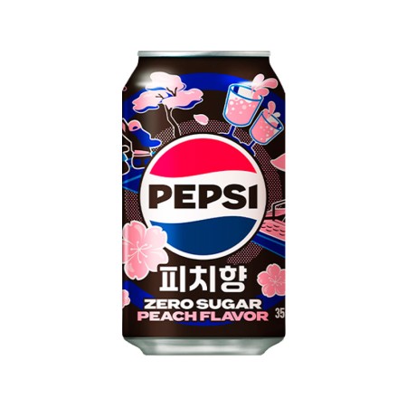 LOTTE CHILSUNG PEPSI ZERO SUGAR PEACH 355ml