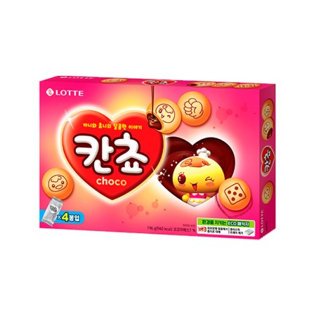 LOTTE CHOCOLATE PUFF 196g