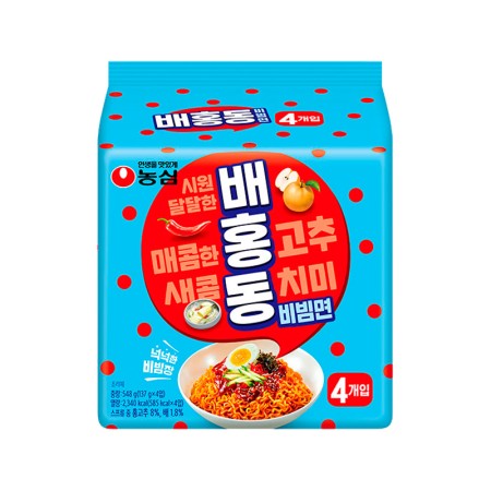 NONGSHIM PEAR & RED PEPPER SWEET & HOT RAMEN 137g*4