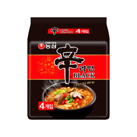 NONGSHIM SHIN RAMEN BLACK 134g*4
