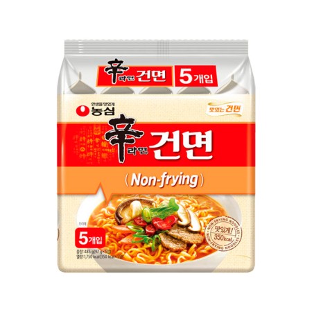 NONGSHIM SHIN RAMEN NON-FRYING RAMEN 97g*5