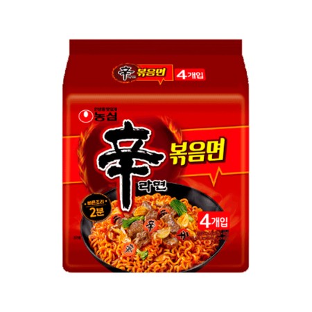 NONGSHIM SHIN RAMEN STIR-FRIED 131g*4