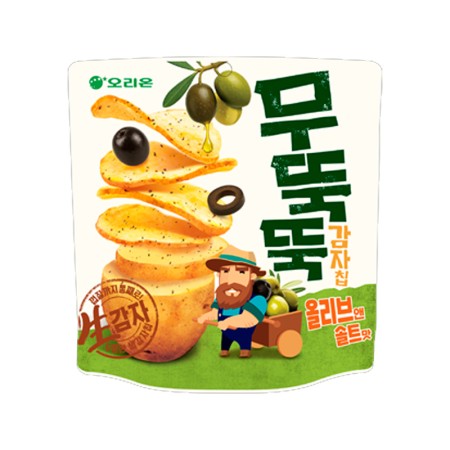 ORION THICK POTATO CHIP OLIVE & SALT FLAVOR 92g