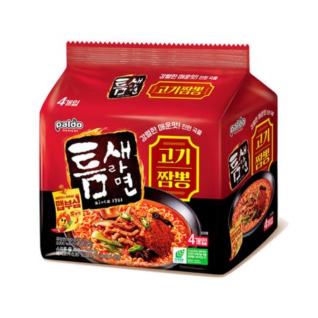 PALDO TEUMSAE RAMEN MEAT JJAMBBONG 120g*4