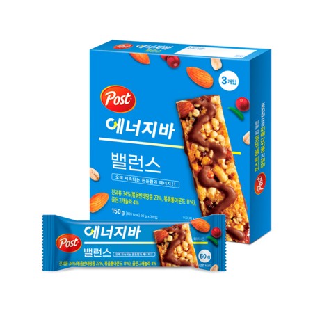 POST ENERGY BAR BALANCE 150g (50g*3)