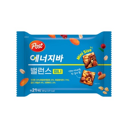 POST ENERGY BAR BALANCE MINI 231g