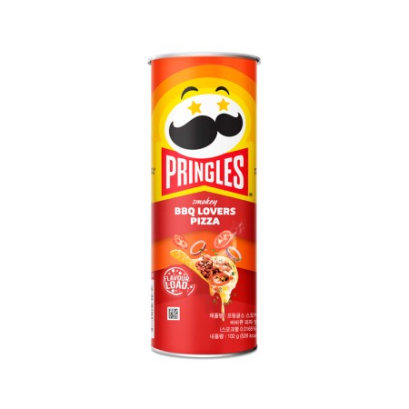 PRINGLES BBQ LOVERS PIZZA 102g
