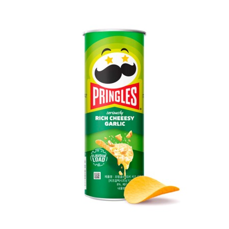 PRINGLES RICH CHEESY GARLIC 102g