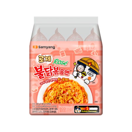 SAMYANG BULDAK RAMEN ROSE 140g*4