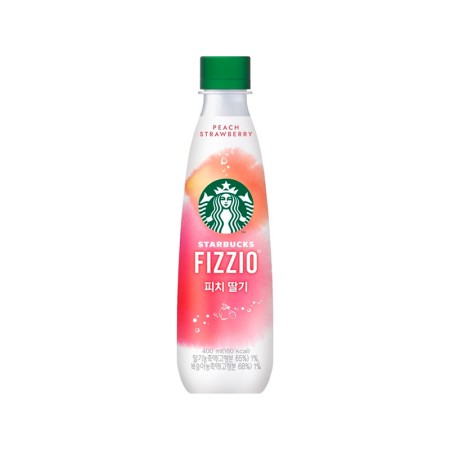 STARBUCKS FIZZIO PEACH STRAWBERRY 400ml